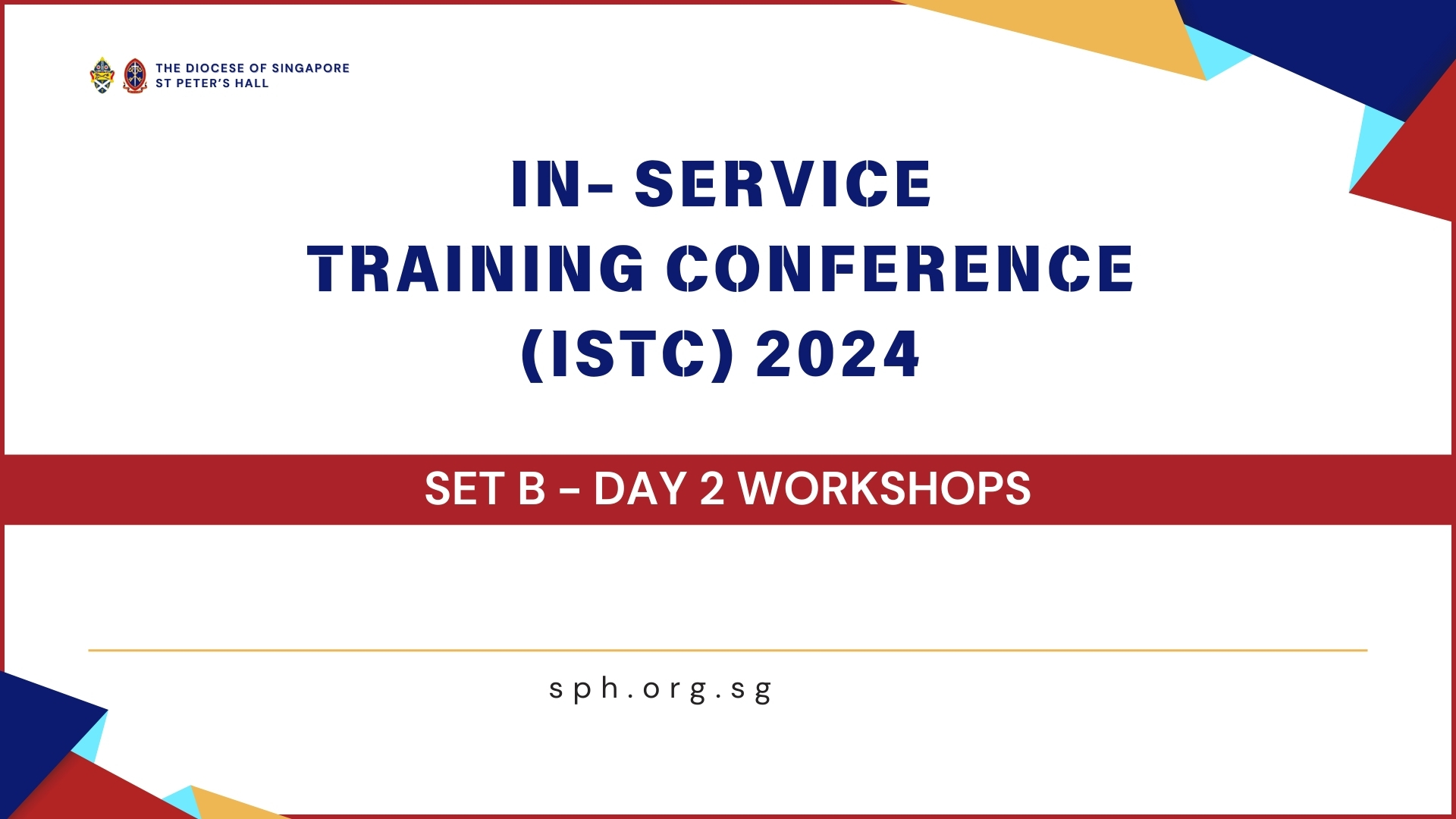 Set B – ISTC 2024 Day 2 Workshops