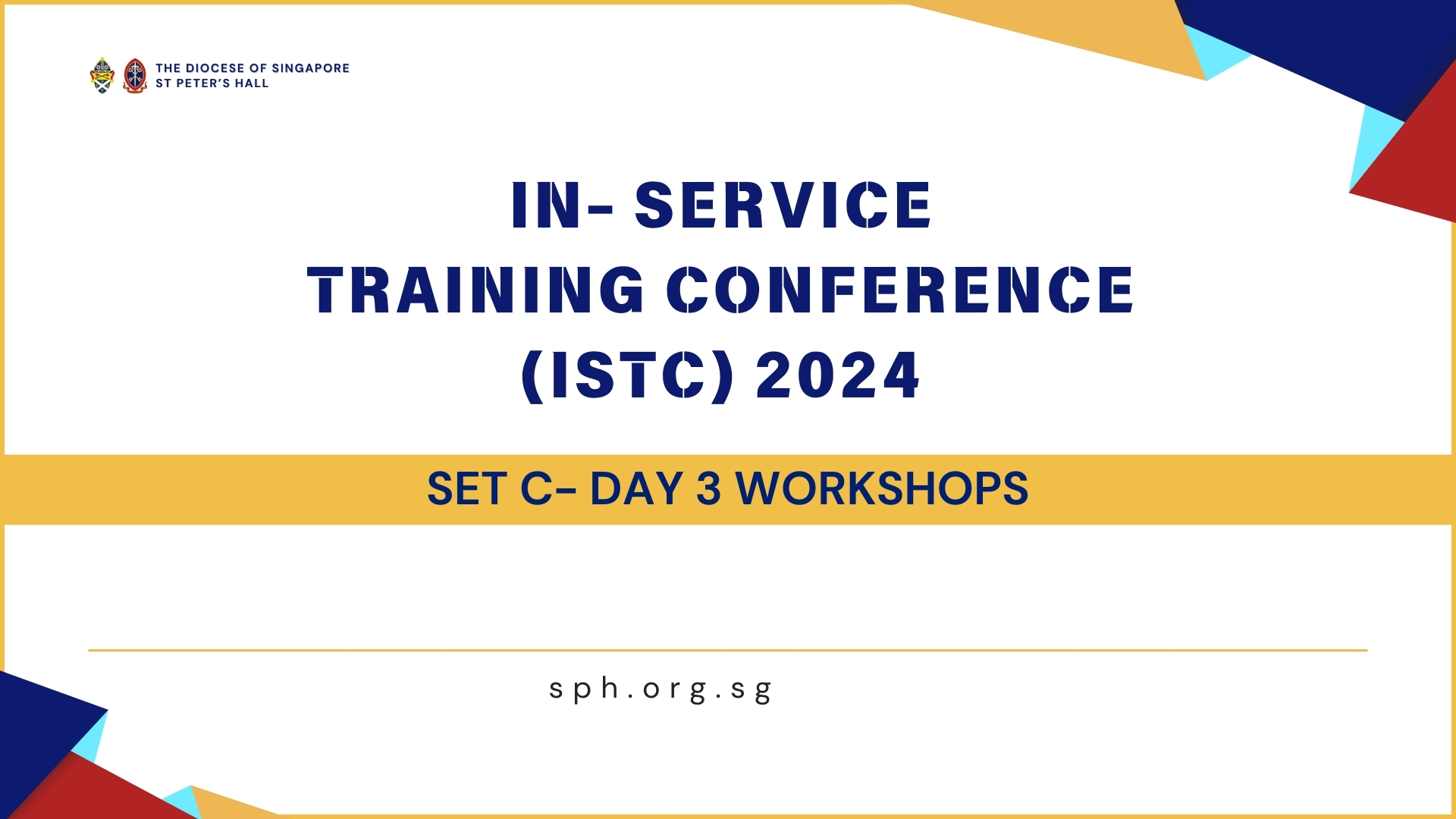 Set C – ISTC 2024 Day 3 Workshops